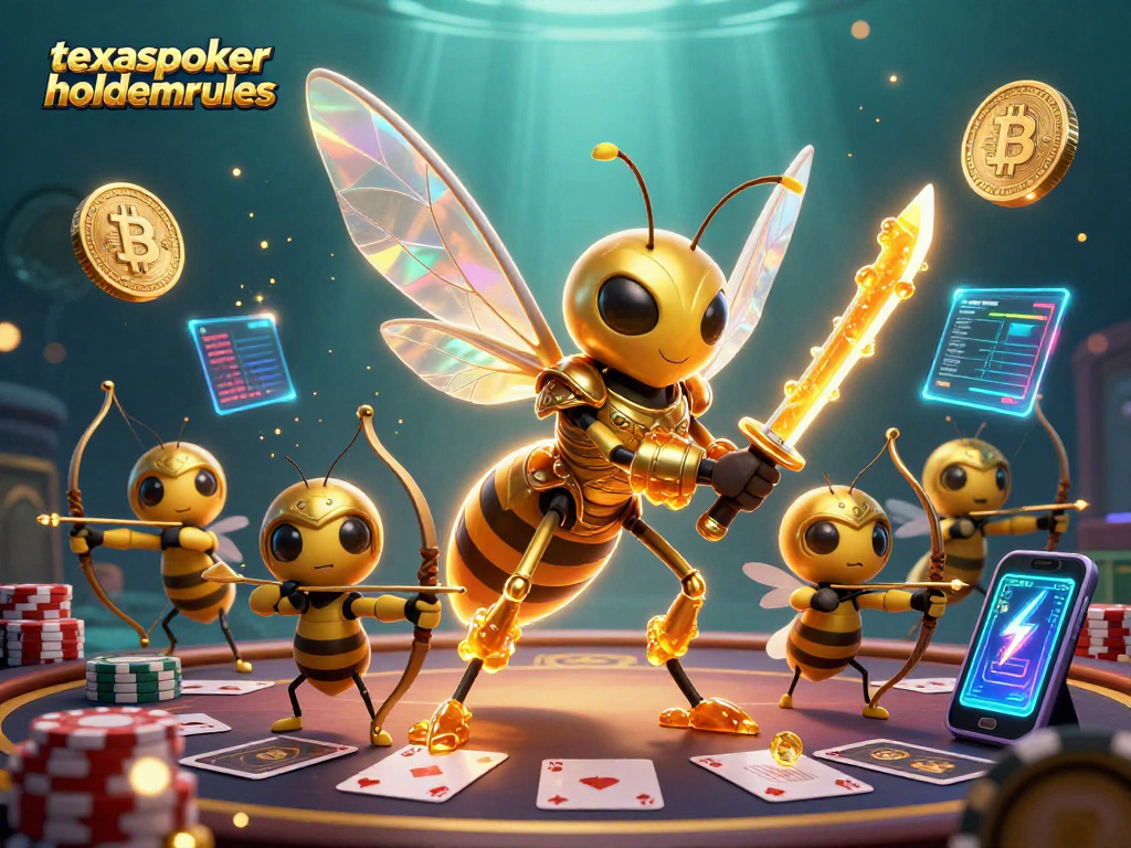 Experience the thrill of texas poker hold'em rules with a vibrant 3D illustration of poker elements.
