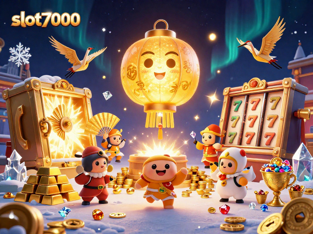 Slot7000 menghadirkan pengalaman bermain kasino dengan elemen keberuntungan dan perhiasan berkilau.
