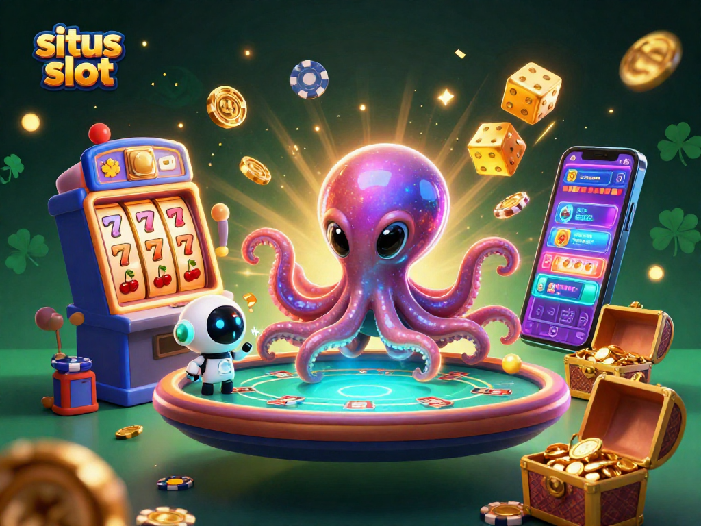 Situs slot dengan jackpot pecah dan karakternya sedang bermain, tambahkan keseruan dalam permainan Anda.