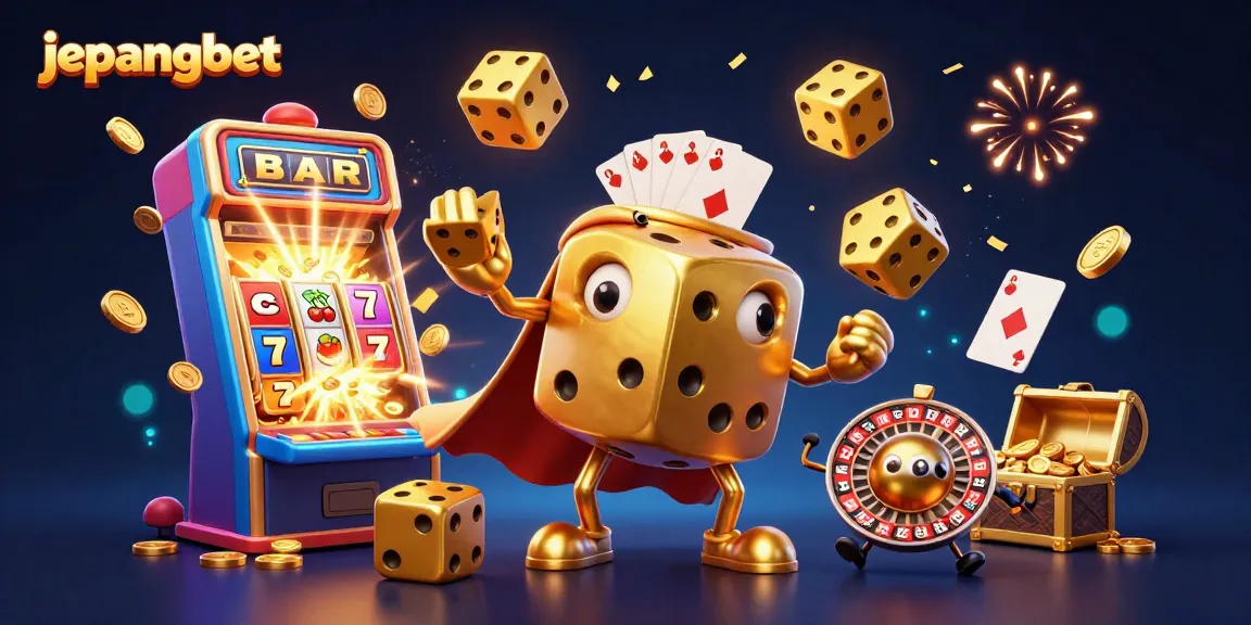 Join the excitement at Jepangbet with a vibrant 3D casino scene full of action and color.