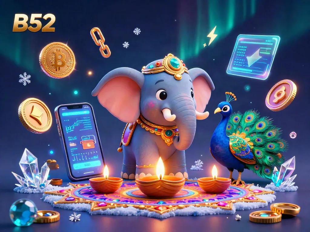 Experience the thrill of B52 gaming with vivid colors and dynamic 3D casino elements.