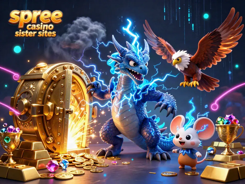 Experience amazing wins with spree casino sister sites, featuring dynamic 3D casino elements and vivid graphics.