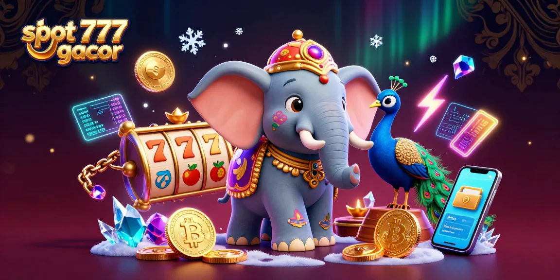 Spin to win with slot 777 gacor, showcasing vibrant characters and casino elements in a dazzling display.