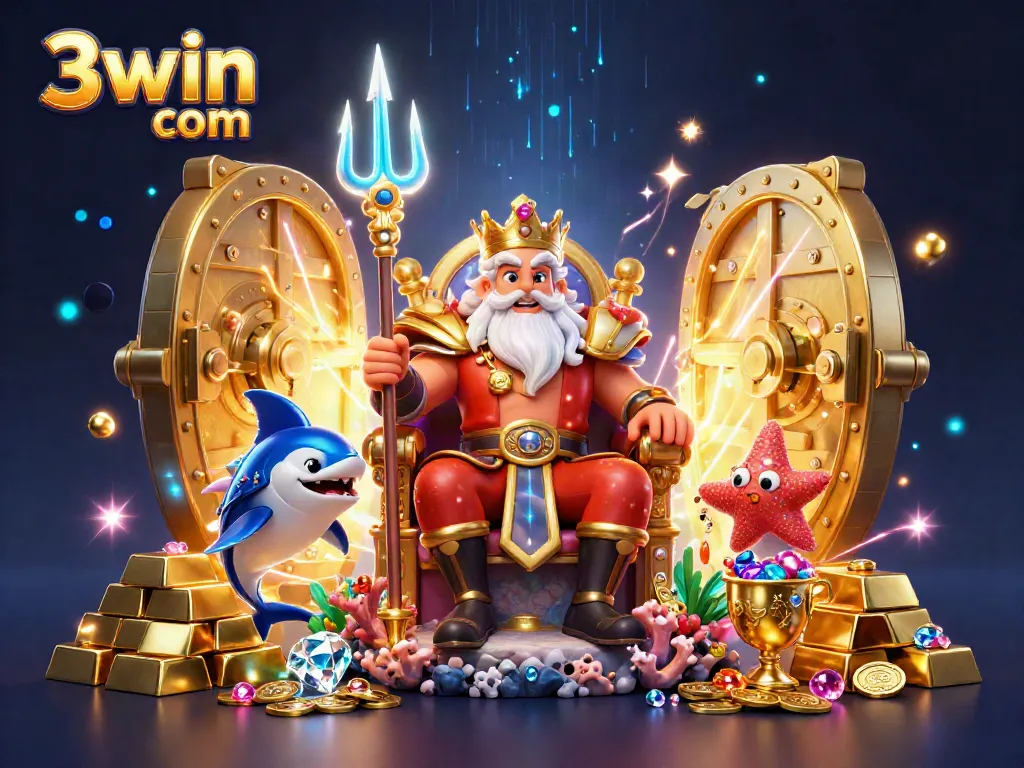 Engage with the brilliance of 3win com in this vibrant and magical casino scene.